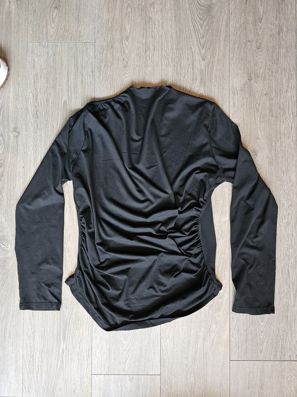 Black Long-Sleeve Men’s Shirt - Classic Crewneck